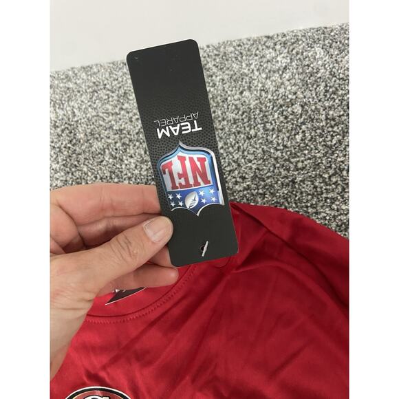 Men’s San Francisco 49ers Long Sleeve Dri Fit Shirt Red Size Medium NFL NWT - Picture 5 of 6